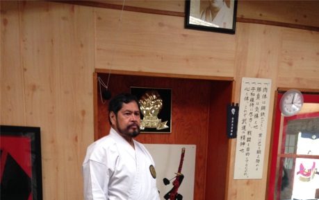 Tino Hanshi at Alan’s dojo